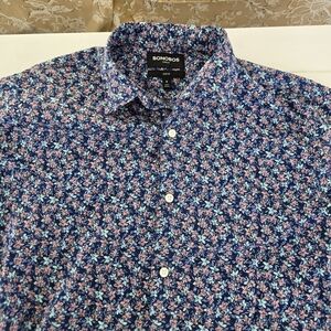 Bonobos Men's Multicolor Floral Button Down Shirt M